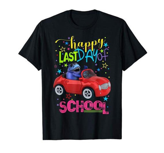 Last Day of School T Rex Shirt Teacher Appreciation Student