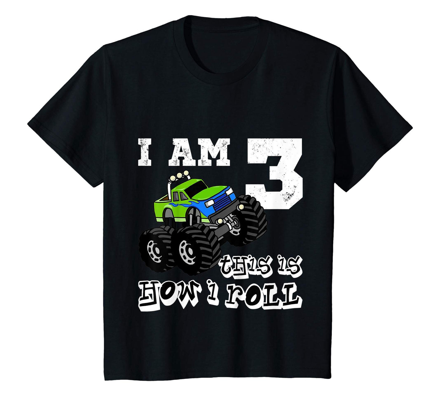 Monster Truck Shirt Kids Birthday TShirt, Kids Truck Shirt, Monster Truck Party Gift For Son, Girl Who Loves Trucks or Birthday Boy Shirt