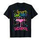 Pink Flamingo Happy Last Day of School Top Student Teacher T-Shirt