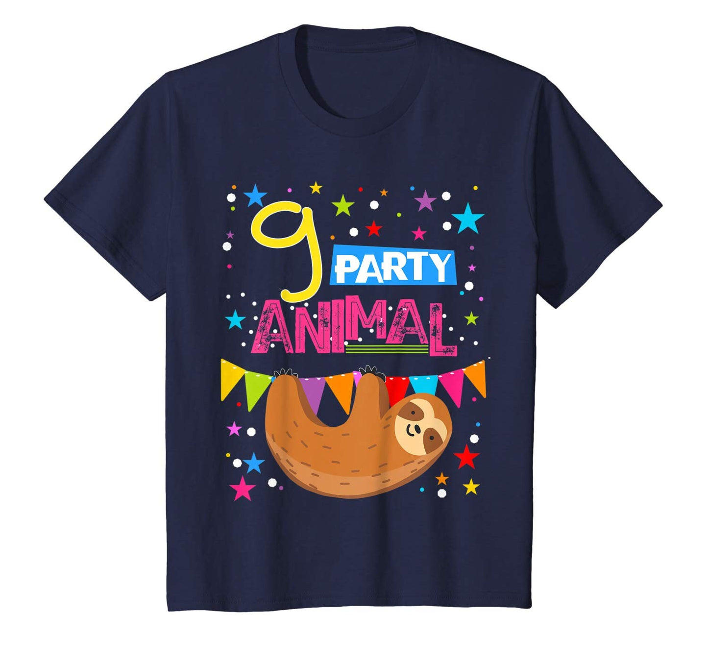 Sloth Party Animal Birthday Shirt, Sloth Birthday, Sloth Shirt, Sloth Gift, 4th Birthday Shirt, Party Animal Shirt, 5th Birthday Shirt