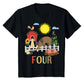 Kids  Barnyard Birthday Party Farm Pig Horse Chicken Sunflower T-Shirt All Ages 1 2 3 4 5 6 7 8 9 10 11 12 Years Old