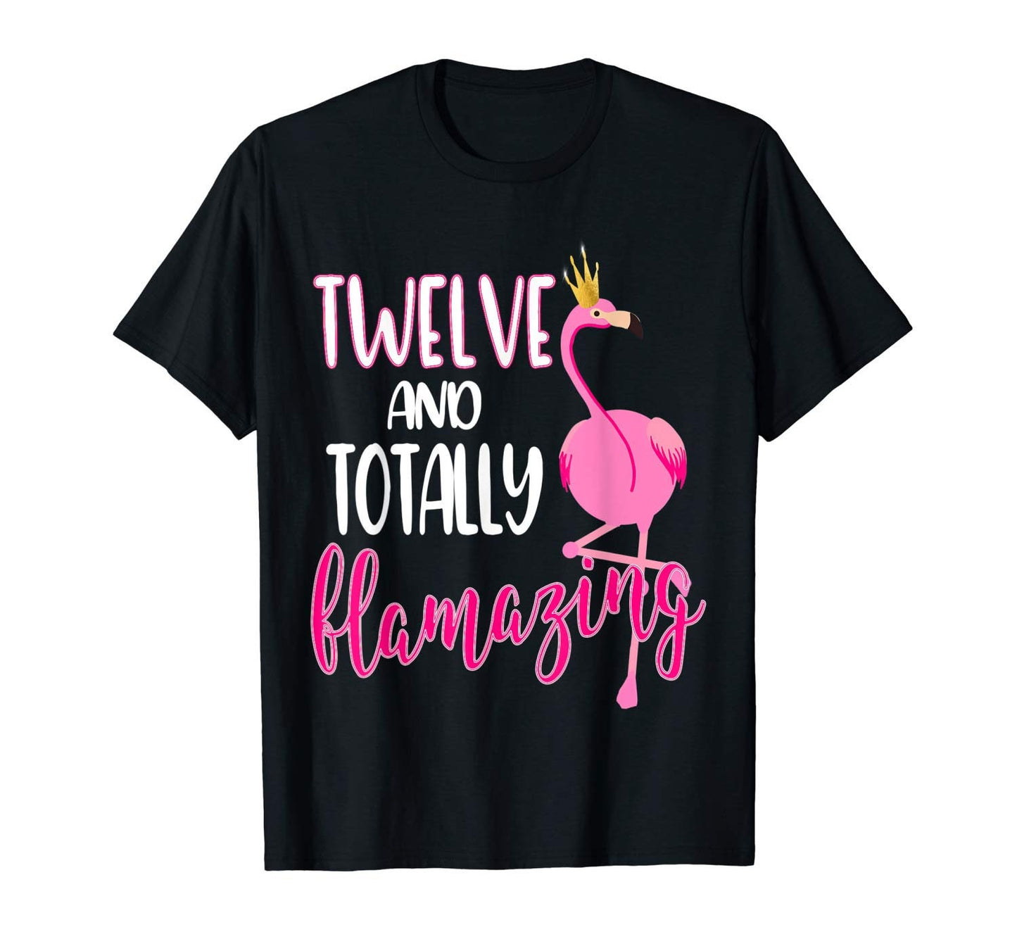 Totally Flamazing Pink Flamingo Birthday Party Gift T-Shirt for ANY Age, Flamingo Shirt, Tropical Flamingo, 4th Birthday, Custom Birthday