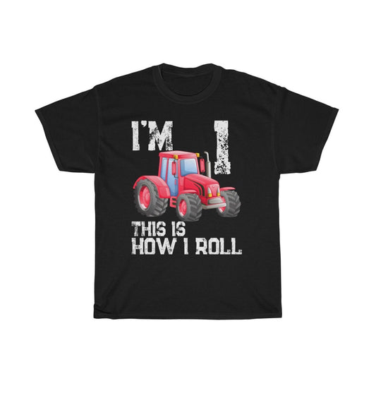 Kids Red Tractor Birthday Shirt All Ages 1 2 3 4 5 6 7 8 9 10 11 12 Years Old Personalized Farm Birthday, Farm Shirt, Farm Art