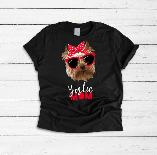 Yorkie Mom Shirt, Dog Mom Shirt, Yorkie Shirt, Dog Lover Gift, Gift for Dog Lover, Dog Tshirt, I Love My Dog, Dog Mom Gift, Dog Owner Gift