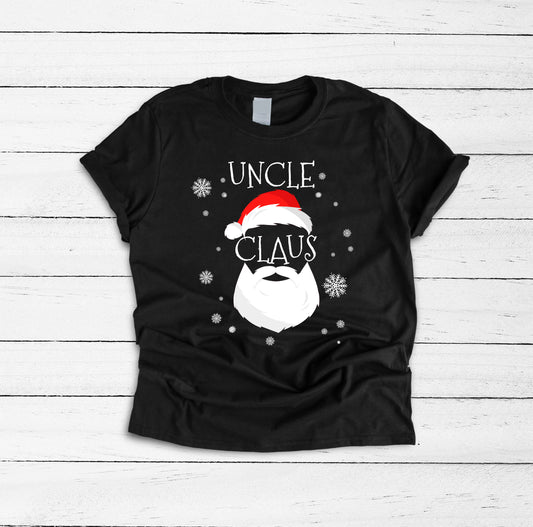 Uncle Claus Shirt, Gift for Uncle, Santa Claus Hat, Best Uncle Ever, Uncle Shirt, Uncle Gift, Santa Claus Shirt, Uncle Tees, Uncle Christmas