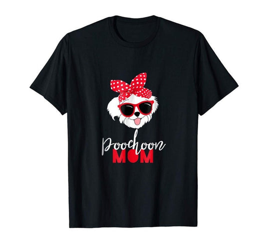 Poochon Mom Shirt, Poodle Bichon, Dog Mom Gift, Rescue Dog Mom Shirt, Rescue Mom, Dog Lover Gift, Adopt Don’t Shop, I Love My Dog