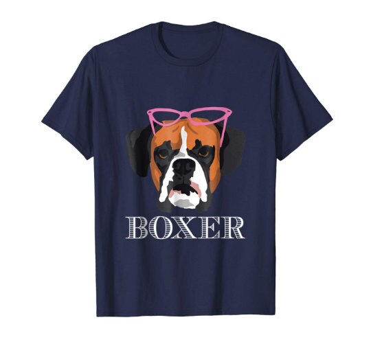 Boxer Shirt, Funny Dog, Nerdy Dog, Boxer Dad, Boxer Dog, Fur Mama, Boxer Mom, Boxer Face, Boxer Dog Gifts, Boxer Dog Art, Boxer Dog Shirt