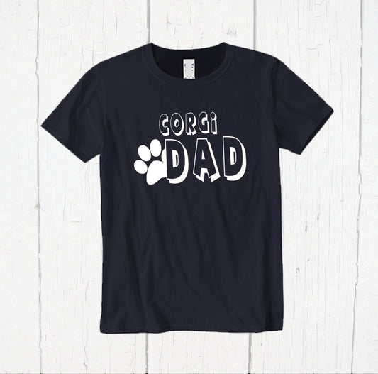 Corgi Dad Shirt, Dog Dad Shirt, Corgi Dog, Corgi Gifts, Corgi Tshirt, Corgi Shirt, Funny Corgi, I Love My Corgi Shirt, Gift for Dog Lover