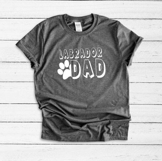 Labrador Dad Shirt, Lab Dad, Dog Dad Shirt, Labrador Tshirt, Labrador Shirt, Black Lab, Labrador Retriever, Chocolate Lab, Yellow Lab Shirt