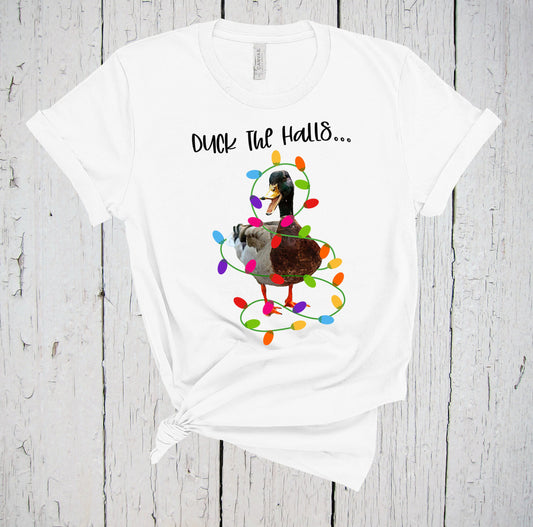 Duck The Halls, Christmas Shirt, Very Merry Christmas, Christmas Party, T Shirts, Holiday Shirt, Christmas Gift, Ugly Christmas Shirts