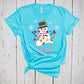 Aunt Snowman, Cute Christmas Shirt, Snowman Tee, Custom Shirt, Personalized Shirt, Holiday Shirt, Snowman Shirt, Aunt Shirt, Christmas Tee