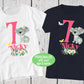 Koala Birthday Shirt, Personalized Shirts, Koala Print, Birthday Gift Girl, Girls Birthday Tee, Australia Shirt, Toddler Butterfly Shirt