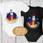 First Trip Around The Sun Birthday, 1st Birthday Shirt, Rocket Ship Birthday Shirt, Spaceship Birthday Shirt, Baby Boy First Birthday