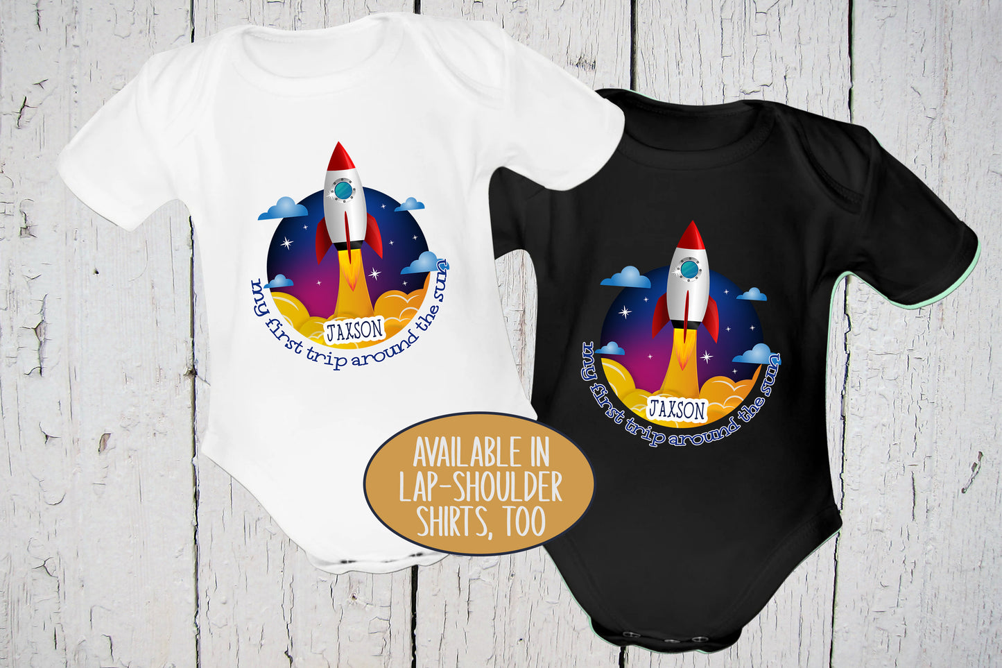 First Trip Around The Sun Birthday, 1st Birthday Shirt, Rocket Ship Birthday Shirt, Spaceship Birthday Shirt, Baby Boy First Birthday