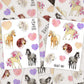 Sticker Sheets, Horse Girl, Vinyl Decal, Activity Book Decals, Equestrian Stickers, Party Favor, Just A Girl Who Loves Horses, Haaay Girl