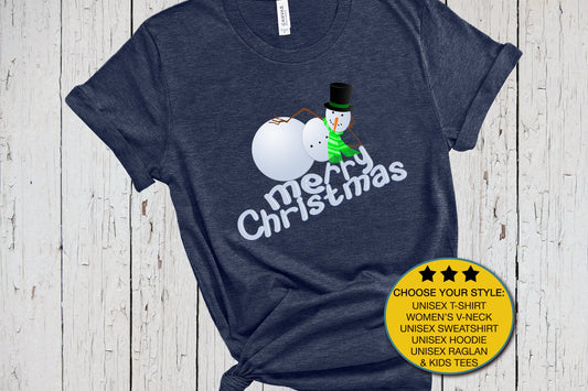 Christmas Snowman, Merry Christmas Sweatshirt, Cute Christmas Shirt, Holiday Shirts, Xmas Shirt, Winter Shirt, Family Christmas Funny Shirt