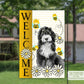 Bernedoodle, House Flags, Welcome Sign, Garden Decorations, Doodle Dog Lovers, Outdoor Flag, New Home Gift, Mother's Day Gift, Doodle Mom