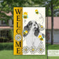 King Charles Cavalier Spaniel, House Flags, Welcome Sign, Garden Decorations, Dog Lovers, Outdoor Flag, New Home Gift, Mother's Day Gift