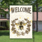 Bee Welcome, House Flag, Welcome Garden Flag, Porch Flags, Outdoor Flag, Bee Baby Shower, Camping Flag, Bee Garden Flag, Honey Bee Keeper