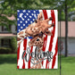 Giraffe Welcome Garden Flag, American Flag, House Flag, Garden Art, Outdoor Flag, Giraffe Gift, Summer Garden Flag, Patriotic Decor