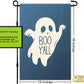 Boo Y'all Halloween Ghost Porch Flag, Camping Flag, Yard Flag, Welcome Garden Flag, Halloween Flag, House Flag, Yard Flag, Fall Garden Flag
