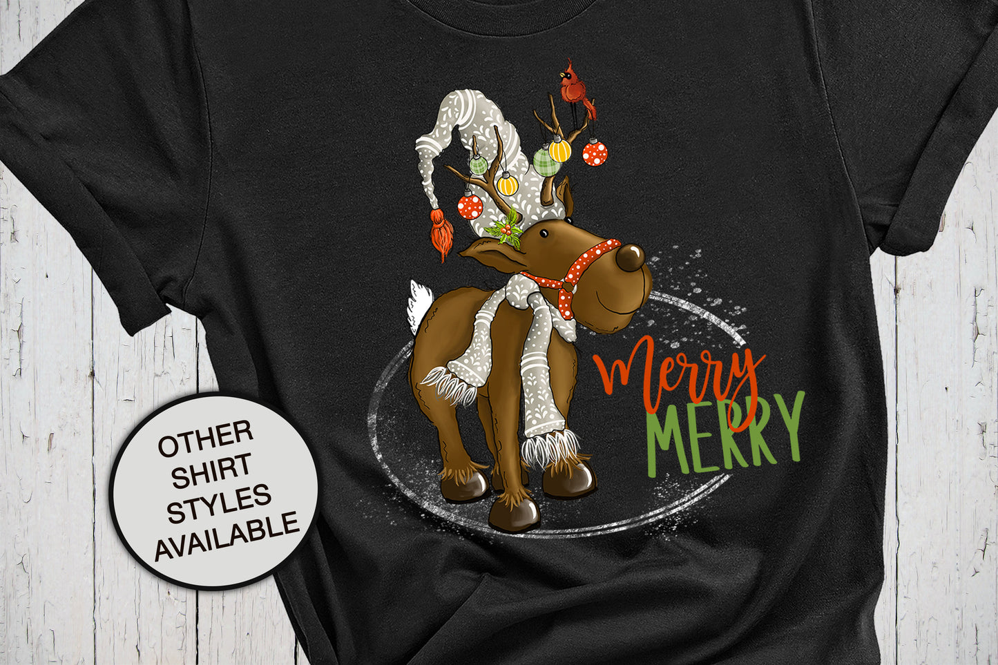 Merry Merry, Christmas Reindeer Holiday Shirt, Family Christmas Tee, Xmas Shirt, Merry Christmas T Shirt, Christmas Sweatshirt, Matching Tee