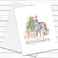 Australian Cattle Dog Merry Christmas, Dog Christmas Card, Holiday Card Set, Greeting Cards, Holiday Dog Card, Farmhouse Christmas Card Pack