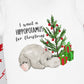 I Want A Hippopotamus For Christmas, Funny Holiday Shirt, Christmas Saying, Xmas Shirt, Family Christmas Tee, Funny Christmas Sweatshirt