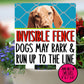 Vizsla Dog Invisible Fence Sign, Outdoor Sign, Porch Sign, Metal Sign, Warning Sign, Dog Signs for Home, Small Yard Sign, Dog Fence Sign