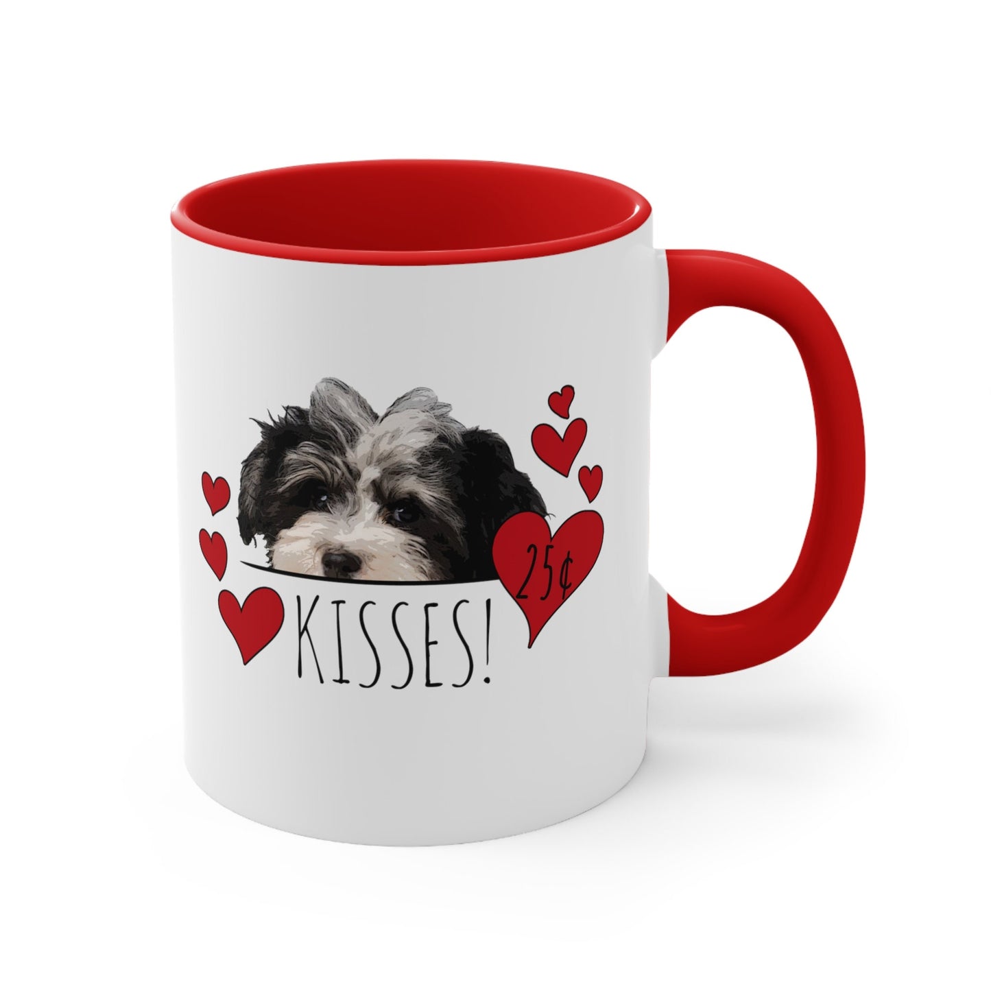 Maltipoo Kisses Dog Coffee Mug, Maltese Poodle Mom Mug Valentine Gift, Dog Lover Mug, Maltipoo Dog Dad Mug Valentines Day Gift Valentine Mug