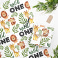 Wild One Gift Wrap Paper, Wild One Party Decor, Wild One Birthday Gift Wrapping Paper, Lion Monkey Giraffe Two Wild Party, Wild Animal Party