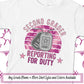 Second Grader School Shirt, Girls Personalized Reporting For Duty Military Kid First Day Of School, Dog Tags Soldier School Spirit Tee Shirt
