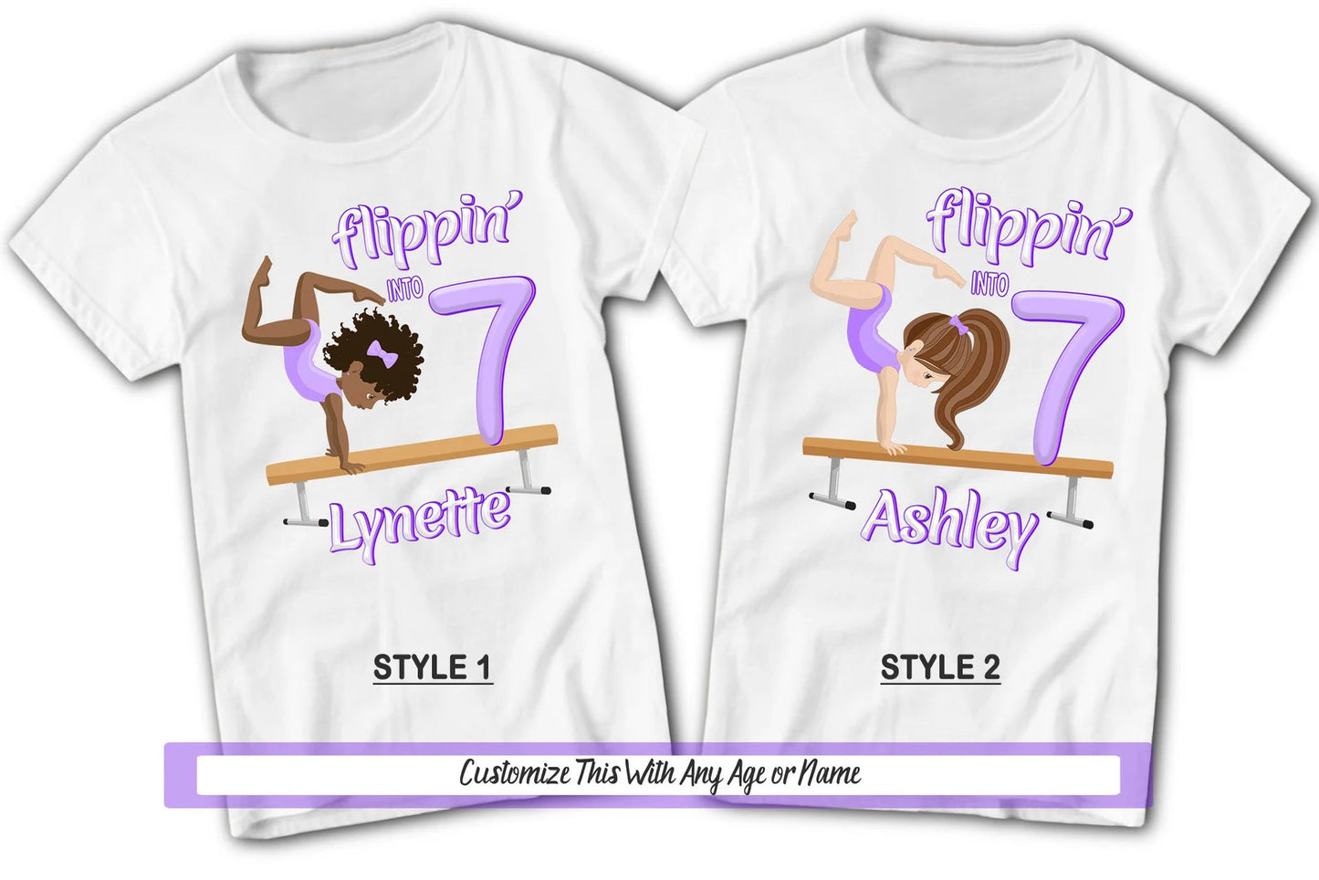 Gymnastics Birthday Shirt, Kids Birthday Shirt, Birthday Girl Tshirt, Customized Shirt, Gymnast Party Gift, Gym Outfit, Tumble Beam Bars