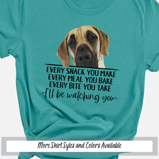 a t - shirt with a picture of a dog on it