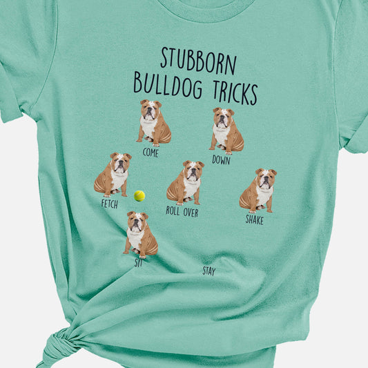 a t - shirt with a picture of a dog&#39;s face and the words